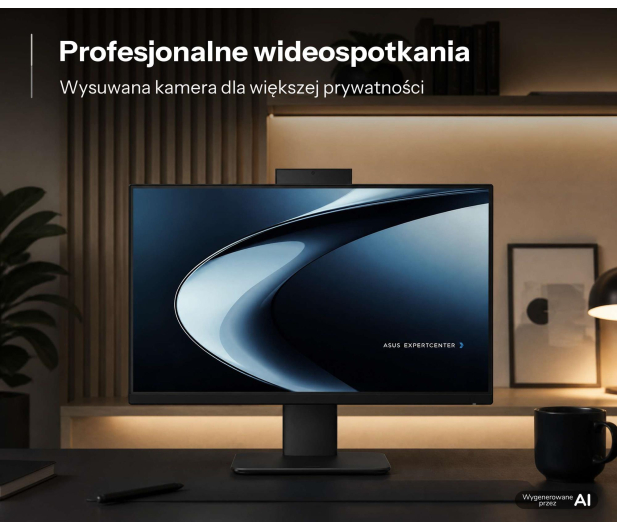 ASUS ExpertCenter AIO P440VA 24" Core 5-210H/16GB/512/W11P Czarny - 1613121 - zdjęcie 9